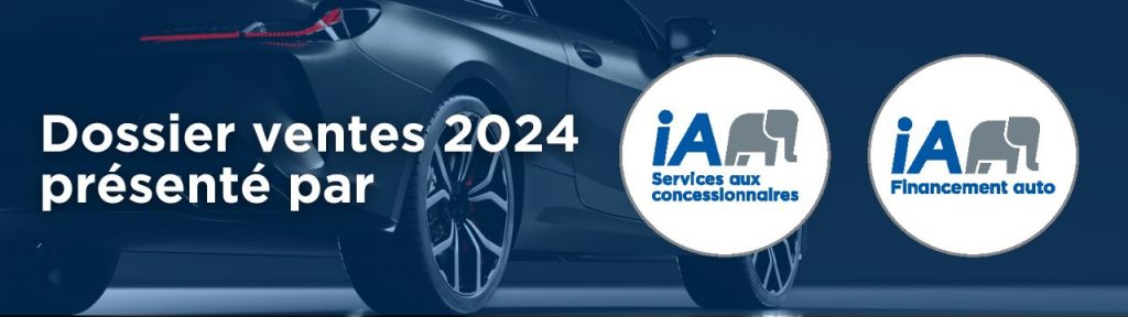 Tous les chiffres de ventes de voitures neuves au Québec en 2024, présenté par iA Services aux concessionnaires et iA Financement auto.