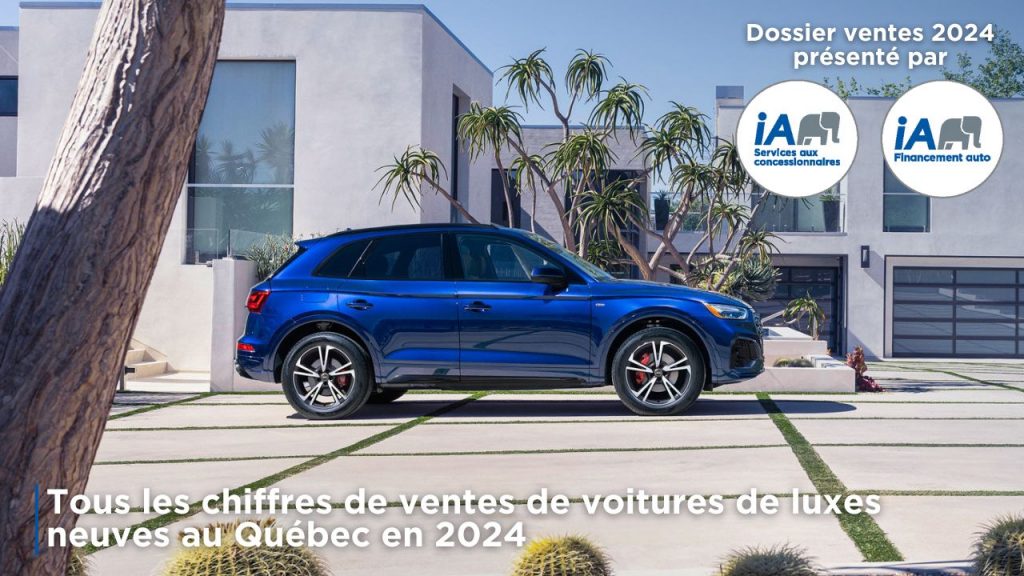 Tous les chiffres de ventes de véhicules de luxe au Québec en 2024